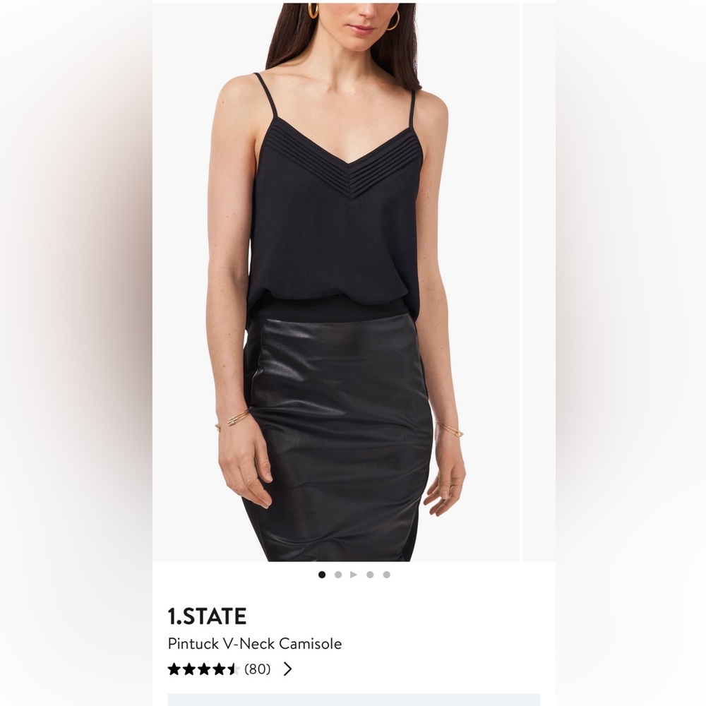 1 state pintuck v neck , New